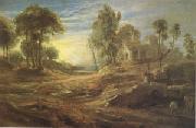 Peter Paul Rubens Landscape with a Watering Place (mk05) Germany oil painting artist